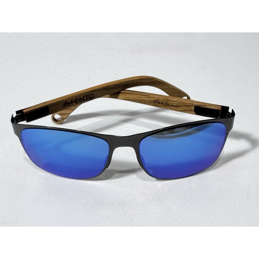 Fento Handmade Wooden Sunglasses Unisex Albura Design Wood Frame Polarized Case